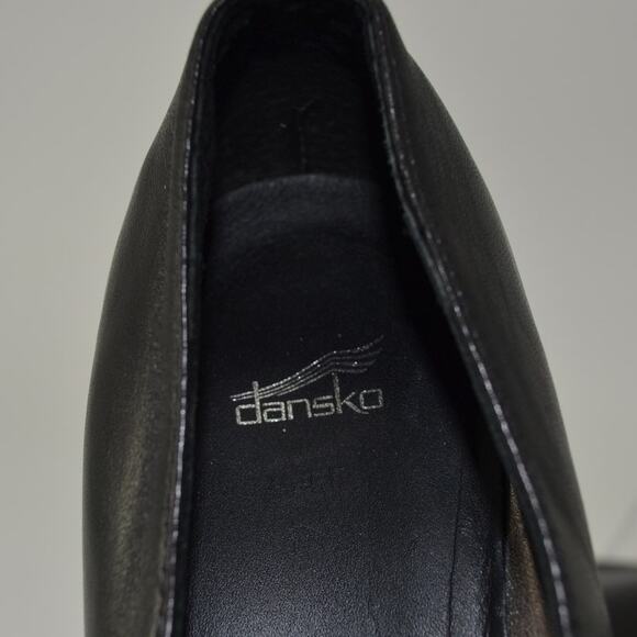Dansko Tara Women Black Leather Mary Janes Sz 40 US 9.5 - 10 - Picture 10 of 13
